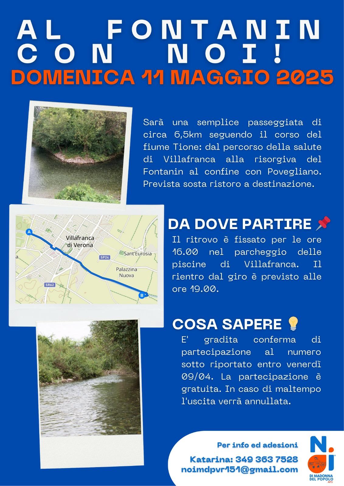 AL FONTANIN CON NOI – domenica 11 maggio 16.00 – 19.00