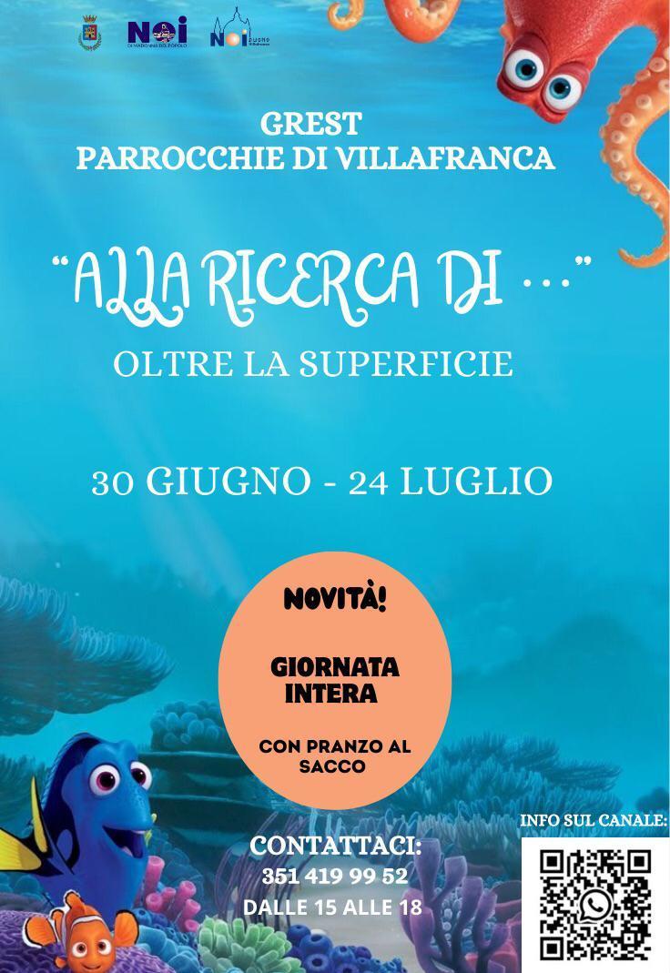GREST 2025 DELLE PARROCCHIE DI VILLAFRANCA