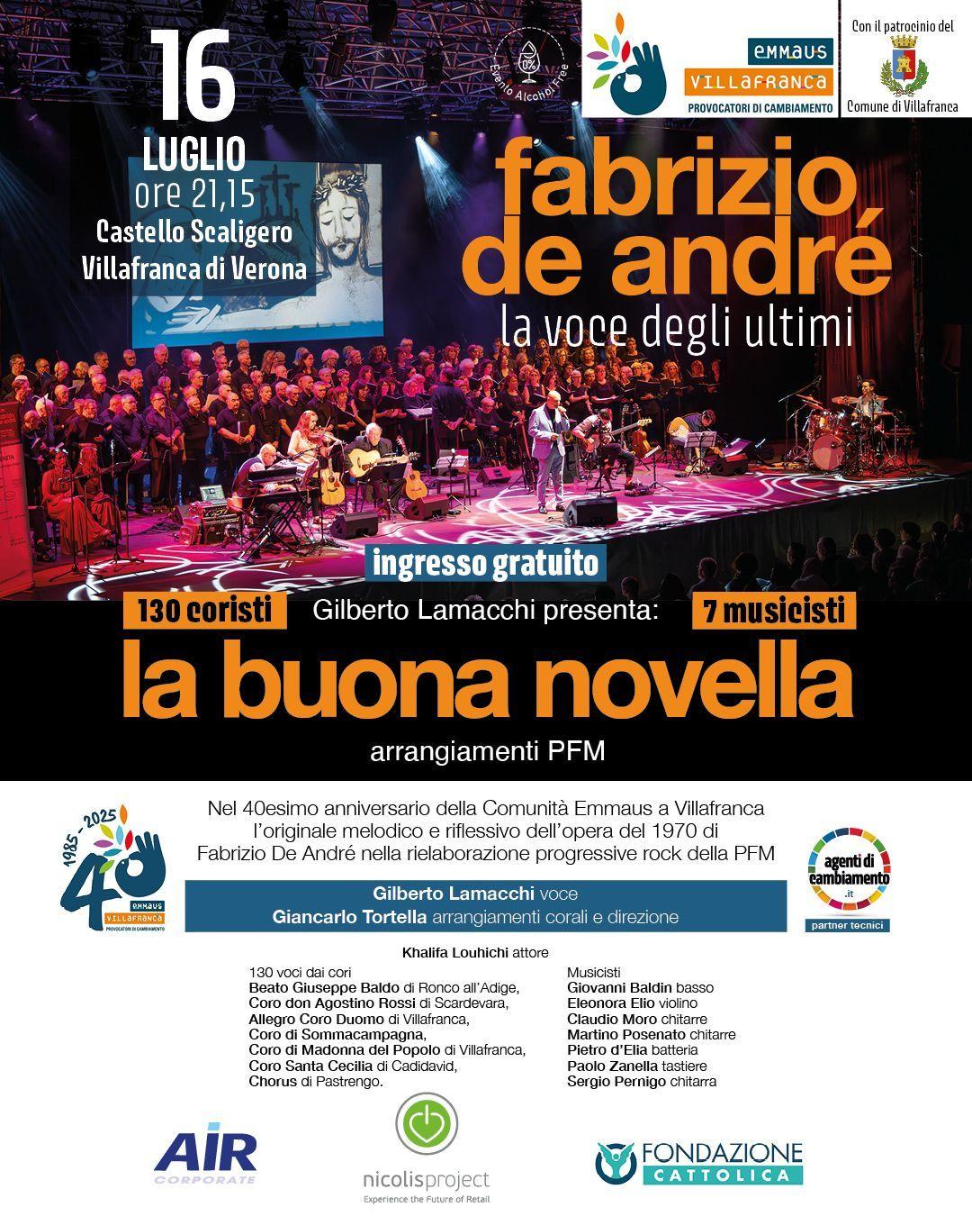 LA BUONA NOVELLA – di Fabrizio de André