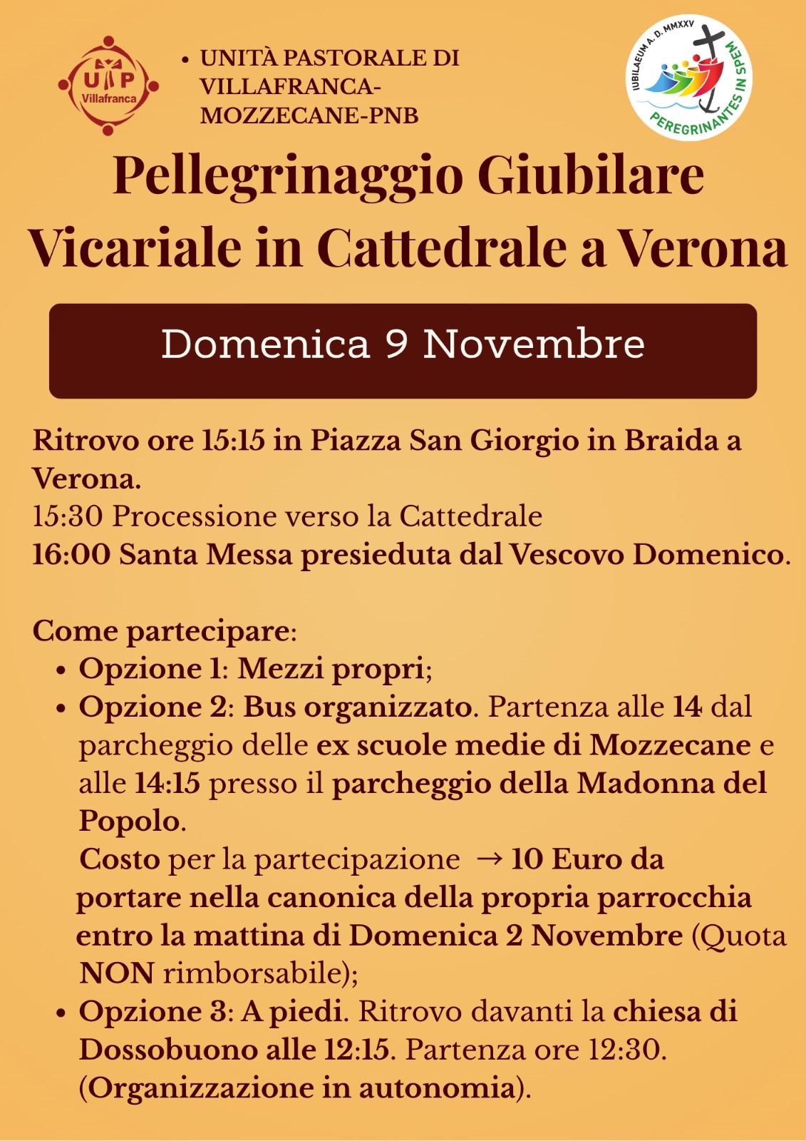 PELLEGRINAGGIO GIUBILARE VICARIALE IN CATTEDRALE