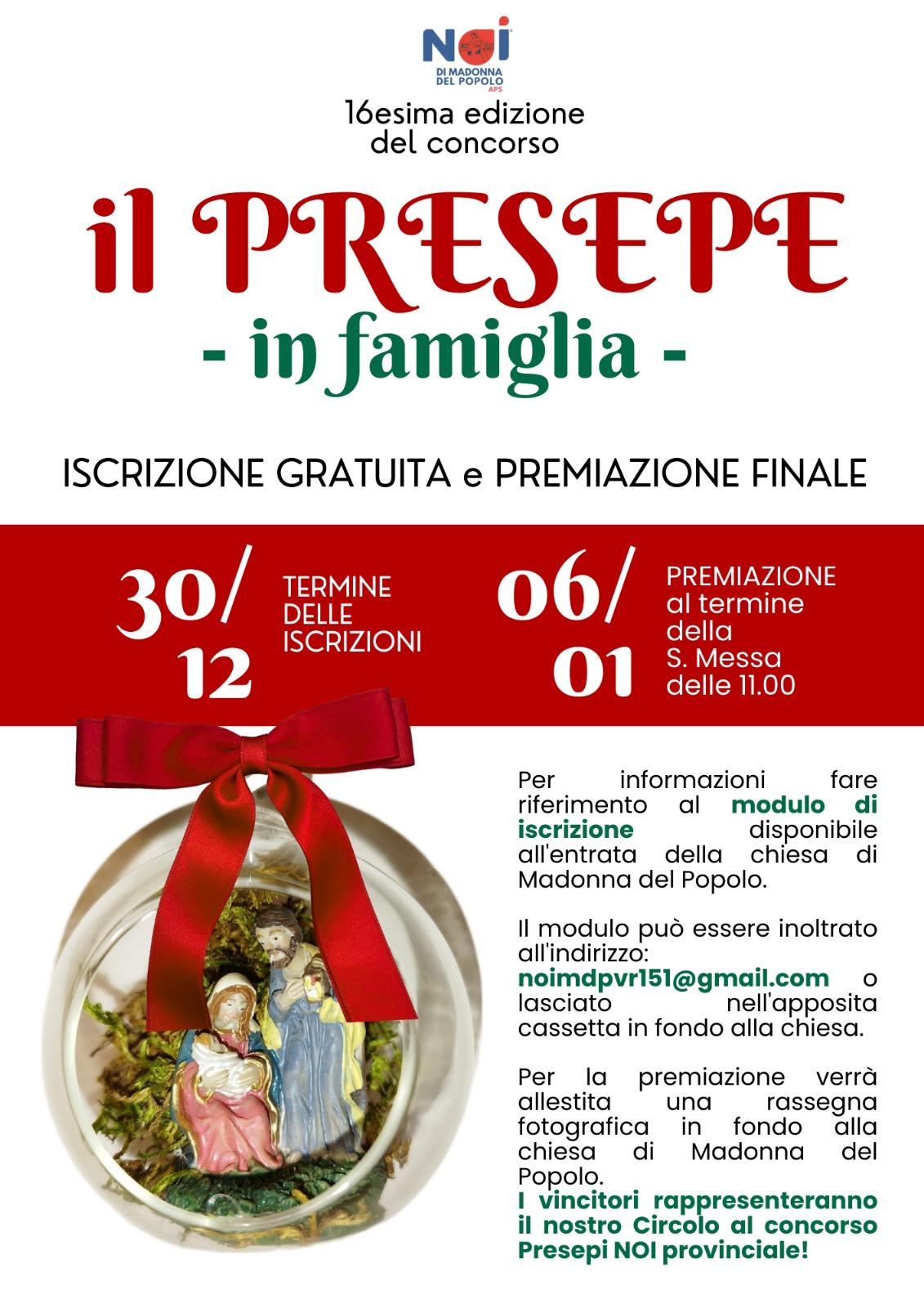 PRESEPE IN FAMIGLIA 2025