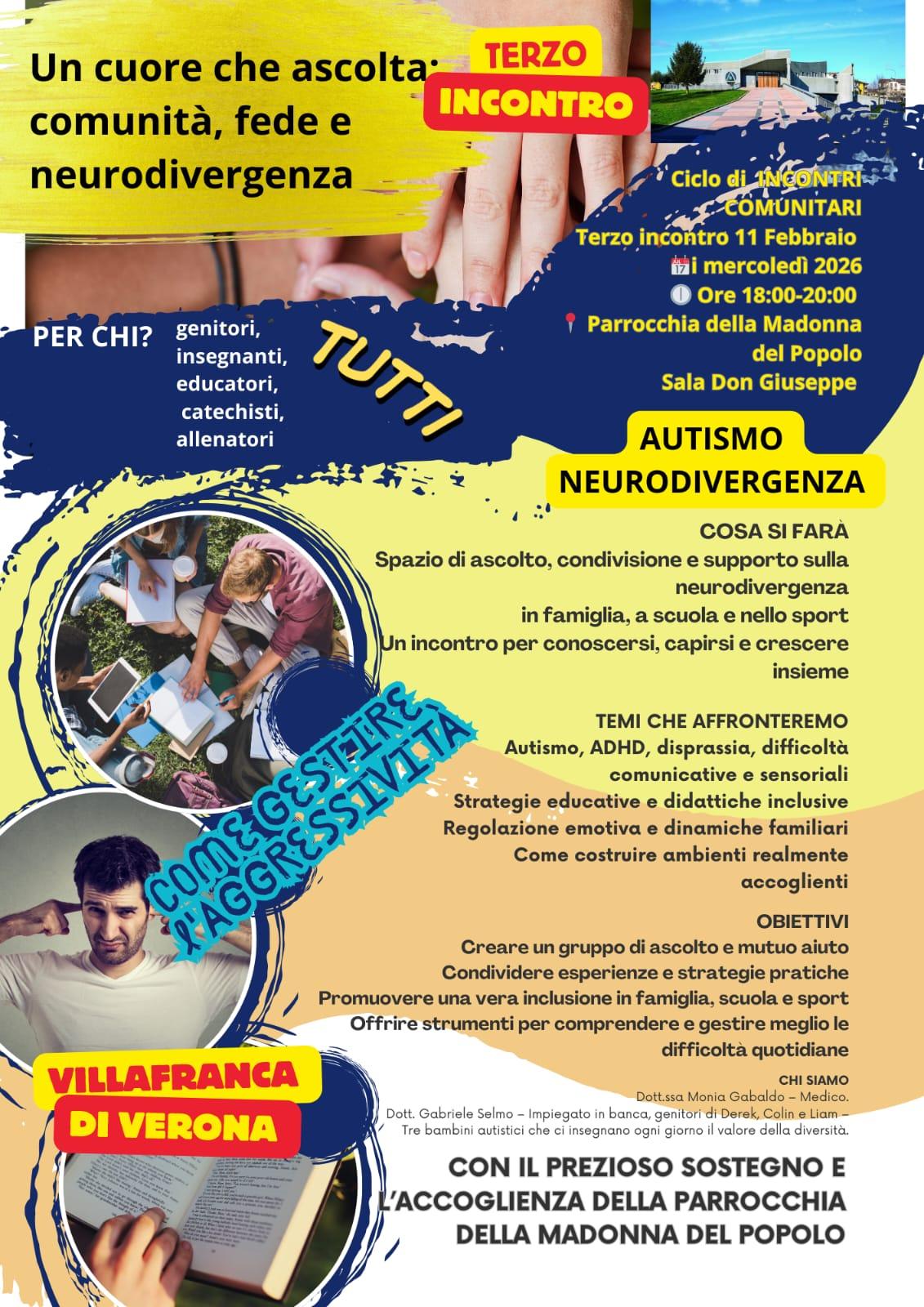 Un cuore che ascolta: comunità, fede e neurodivergenza – mercoledì 11 febbraio ore 18.00 – 20.00