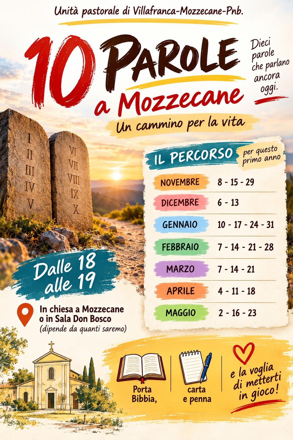 PERCORSO “10 PAROLE”