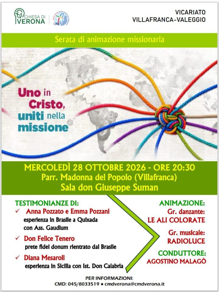 SERATA MISSIONARIA VICARIALE 28-10-2026